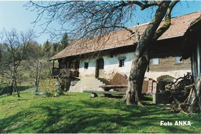 Žlagerjeva kmečka hiša z črno kuhinjo